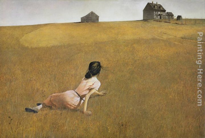 Christina's World painting - Andrew Wyeth Christina's World art painting